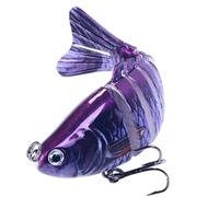 Rrlihjgu Fishing Bait, Swimming Fishing Lure - Bass Salty Bait Bait Bait Bass Bait SW nat,Pike Trout Tuna Perch Water and Freshwater Fishing Equipment for Lakes, Rivers,