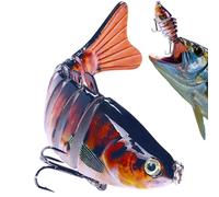 Rrlihjgu Fishing Lere Fishing Fishing Hard Swimming - Lyer Swimming Freshwater Fishing | Pike Trout Tuna Perch Freshwater Fishing Equipment and Freshwater Fishing Equipment for Lakes, Rivers, Rivers