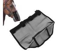 Rrlihjgu Fly , Fly Nose Net, Breathable Mesh Comfort Face Protection for Medium to Large Animals Riding Equipment