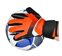 Rrlihjgu Goalkeeper Gloves, Goalkeeper Gloves, Latex Goalkeeper Gloves for Youth, Firm Grip Training Mitts for Athletes Men Women Adults