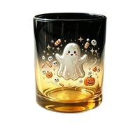 Rrlihjgu Halloween Drink Glass Reusable Washable Leak-Proof Cup 180ml