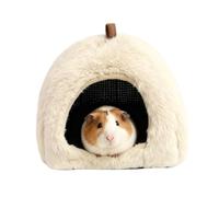 Rrlihjgu Hamster Plush Bed, Winter for Small Animals - Plush Cave Hamster House, for Rest, Play and Sleep for Chinchilla, Gerbil, Balcony, Classroom, Home and Living Room