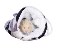 Rrlihjgu Hamster Sleeping Pouch | Dwarf Hamster Carrier Bag | Drawstring Flannel Squirrel Bed Chinchilla Nest Warm For Squirrels Snakes