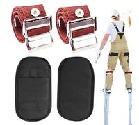 Rrlihjgu Harness For Stilts - Protective Padded Leg Bands In Construction Work,Construction Tools For Plaster, Repairs, Wall Painting And Renovation