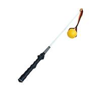 Rrlihjgu Heavy Duty Flirt Pole for Dogs - Puppy Training Stick - Interactive Puppy Tug of War Exercise Toy, Pet Training Stick for Lawn Backyard Garden