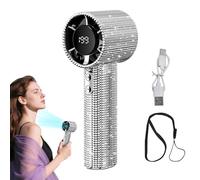 Rrlihjgu High Speed Handheld Fan Personal Cooling Gadget for Travel