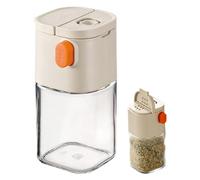 Rrlihjgu Jar|Measuring Container,Salt And Pepper Shakers With Double Spout,For Pepper Sugar Vanilla Extract Powder Kitchen Pantry Camping Travel Cabinet