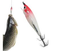Rrlihjgu Jig Type Fishing Lures Soft Lures Floating Luminous Lures for Saltwater Fishing Lightweight Gear Gift Perfect for Son Boyfriend Neighbor Friends Father Grandfather