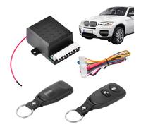Rrlihjgu Keyless Entry Kit for Vehicle, Remote Central Kit for Car | 12V Remote Anti-Theft Installations | Electric Central Lock Actuator for Car Lock and Unlock