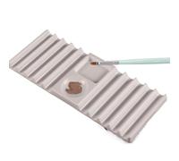 Rrlihjgu Manicurist Brush Holder | Non-Slip Space Saving Head - Tray and Desktop Shelf for Nails - Exhibition and Order for Beginner Techniques