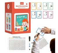 Rrlihjgu Math Flash Cards for Kids,Multiplication Learning Cards | Mathematical Mental Arithmetic, Educational Math Practice Game for Kids