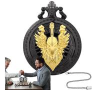 Rrlihjgu Metal Dice Game,Small Dice Game | 7X Dice in the Case of a Pocket Watch | Role Playing Games, Toys for Board Games for Family and Friends, Games