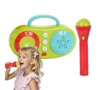 Rrlihjgu Microphone Toy - Karaoke Speaker Singing Machine Multi-functional Microphone - Electric Educational Playset For Age 3+ Music Instrument Toy For Daily Use