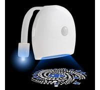 Rrlihjgu Motion Activated Toilet Night Light | Motion Sensor Color Changing Night Light | Waterproof Household Appliances for Darkness Camping Hospital Basement Hallway