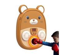 Rrlihjgu Musical Boxing Machine | Smart Bear Boxer with Board - Rechargeable LED Musical Hitting Panel for Gym, Training, Kids, Home, Indoor, Outdoor, Family Sport