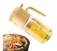 Rrlihjgu Olive Oil Sprayer | Cooking Oil Sprayer - 550ml Leakproof Glass Sauce Condiments Container for Frying Baking Camping Grilling BBQ