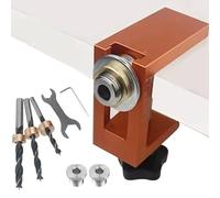 Rrlihjgu Pocket Hole Screw Device Set | Saw Tool Centring Clamp and Guide | Precise Guides for Power Tool Accessories | For DIY, Furniture Assembly and Construction