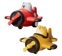 Rrlihjgu Pull Back Plane,Inertia Vehicle Toys - Tiger Shape Airplane Toys for Children 3 Years Old, Pull Back Airplane Toys, Aircraft Toys