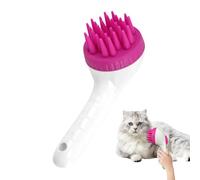 Rrlihjgu Puppy Bath Brush | Pet Scrubber Massager With Long Handle,Pet Bath And Massage Brush For Moving Grooming Washing Relaxation Of Puppy Rabbits | For
