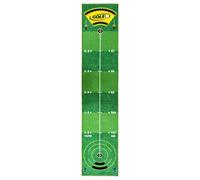 Rrlihjgu Putting Green, Golf Placing Green - 1.6 x 7.8 Ft Training Aid Mat - Sports Pad with Non-Slip Bottom for Men Golfers, Improve Your Putting Skills