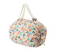 Rrlihjgu Reusable Foldable Shopping Bags | Reusable Bags with Handles, Strong and Sturdy Nylon Organizer Type Travel Bag for School Weekend Travel Beach Vacation, A, Consulte la descripción