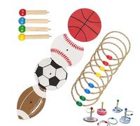 Rrlihjgu Ring Game | Outdoor Game for Garden - Rope Toy Sport Family Adults Training Agility Camping Indoor Outdoor Parties