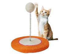 Rrlihjgu Scratching Posts for Cats, Interactive Play Mat with Sisal Ball, Interactive Cat Toy, for Indoor and Outdoor as well as in the Living Area for Movement and Mental Stimulation
