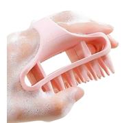 Rrlihjgu Silicone Scalp Massager Brush - Skin Friendly Scalp ,Manual Silicone Massage Brush for Wet and Dry Shampoo for Bathroom,