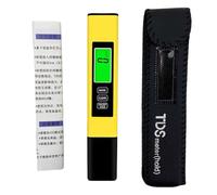 Rrlihjgu TDS Meter Digital Water Tester, Drinking Water Test Kit - Intelligent Accurate Water Test Kit - Portable Substance Analysis Instrumentation for Hydroponics