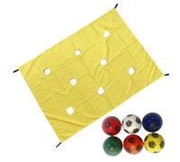 Rrlihjgu Teamwork Punched Tarp Set - Outdoor Team Challenge Set with Canvas - Training Equipment for Business, Schools and Outdoor