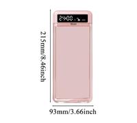 Rrlihjgu Time Lock Box - Smart Cellphone Locker Case | Self-Control Habit Booster Box for Travel Bedroom Home Classroom College Dorm Teens Students Adults Work Kids Kitchen
