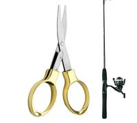 Rrlihjgu Travel Scissors, Portable Scissors | Portable Needle Chain Cutter,Lightweight Safety Retractable Cutting Tool for Hospital Nursing Outdoor Survival Organization