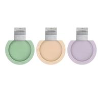 Rrlihjgu Travel Toiletry Containers, Refillable Travel Bottles - 3 Pack Shampoo & Liquid Conditioner,Leak Resistant Refillable Travel Shampoo Containers, Large Pack of Three, Se référer au descriptif