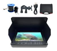 Rrlihjgu Underwater Fishing Camera Fishing Monitor | Waterproof Ice Fishing Camera with 4.3 Inch HD Screen | Fish Finder with 220 Degree Wide Angle Video Fishing Aid