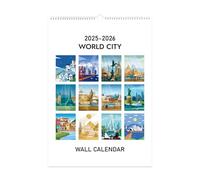 Rrlihjgu Wall Calendar, Year Planner for the Wall with Clear Display, Funny Diary Compact Size, Clear Design for Children's Room, Kitchen, Office, Classroom, Home, Home