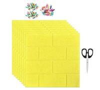Rrlihjgu Wall Notice Board, Felt Notice Board Tiles for the Wall, Sound-Insulating, Self-Adhesive for Travel Plans Memories Pictures Calendar