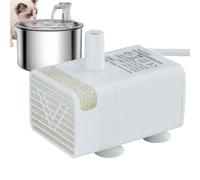 Rrlihjgu Water Fountain Pump, Replacement Pump for Drinking Fountain, Quiet Pet Accessories for Drinking Station at Home, On the Go