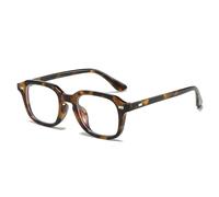 RRNTTTM Blue Light Blocking Glasses Men Women Rivets Transparent Anti Blue Light Glasses,Leopard