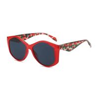 RRNTTTM Candy Color Sunglasses Women Men Luxury Sun Glasses Vintage Designer Eyewear Uv400(red)