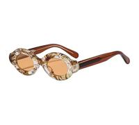 RRNTTTM Fashion Women Polarized Sunglasses Bold Frames TAC High Clear Driving Glasses Cp Stainless Steel Core Shades,Printed