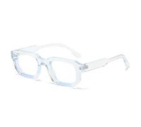 RRNTTTM Popular Fashion Women Glasses Frame Clear Anti Blue Light Eyewear Men Red Blue Frame(Transparent clear)