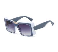 RRNTTTM Retro Frame Leopard Gradient Women Sunglasses Candy Color Design Casual Fashion Men Glasses Uv400(grey)