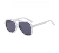 RRNTTTM Retro Oversized Sunglasses for Women Men Punk Sun Glasses Lightweight Leopard Green Shades(White gray)