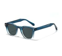 RRNTTTM Sunglasses For Men Fashion Simplify Unisex Sun Glasses UV400 Suitable for Versatile Scene,Blue Frame