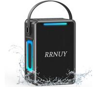 RRNUY Portable Bluetooth Speaker 60W IPX6 Waterproof Wireless Speakers with Deep Bass, TWS Pairing, DSP Stereo Sound, Led Light, Big Powerful Loud Outdoor Boombox for Home Party Camping Beach