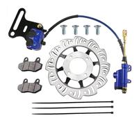 RRO BAT 12mm Rear Brake Caliper Master Cylinder+190mm Brake Disk Rotor+Brake Pad for 70cc 90cc 110cc 125cc 140cc 200cc Racing PIT PRO Dirt Bikes, Blue