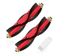 Rrochio Original Replacement Accessories, Pack of 2 Separable Main Brushes Compatible with Roborock S4, S5, S5Max, S6, S6 Pure, S6 MaxV and E