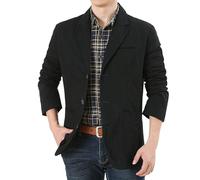 Rrongwn Blazer Men's Business Leisure Wool Coat Slim Fit Tuxedo for Wedding Casual Suit Jacket Classic Blazer Men Tuxedo Classic Jackets Fashion Men's Suit Casual Slim Fit Jacket, black, 3XL