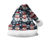 Rrongwn Christmas Hat Dog Parents Child Christmas Hat New Year Festive Christmas Costume Double Sided Velvet Hat Santa Claus Costume Christmas Tree Pattern Family Christmas Party Hat