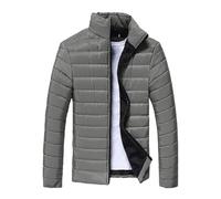 Rrongwn Men's Down Jacket, Lightweight Quilted Jacket, Outdoor Softshell Jacket, Sport, Casual, Thermal Jacket, Outdoor Leisure Jacket, Wind Jacket, Business Leisure Jacket, Classic Men's Jacket, GY2,